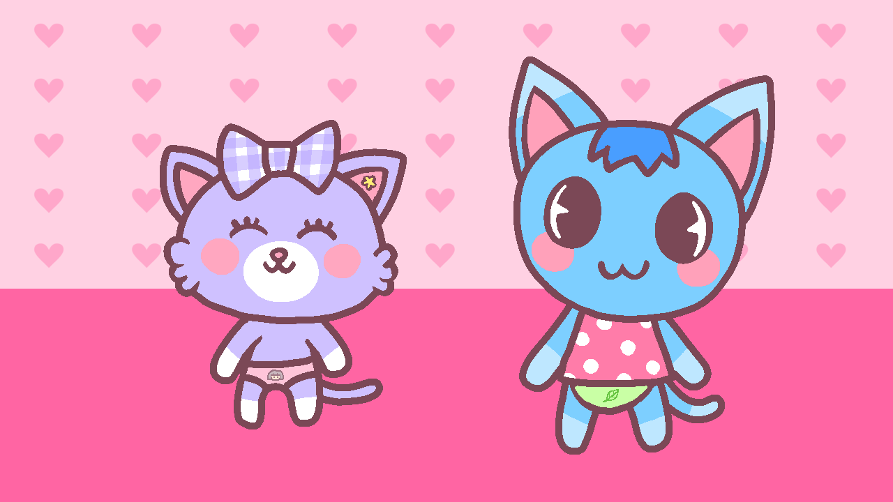 パンツをはいているキャラクター