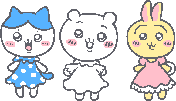 ドレスを着ているキャラクター