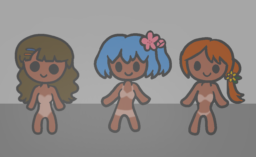 大浴場の湯気を見た3人娘