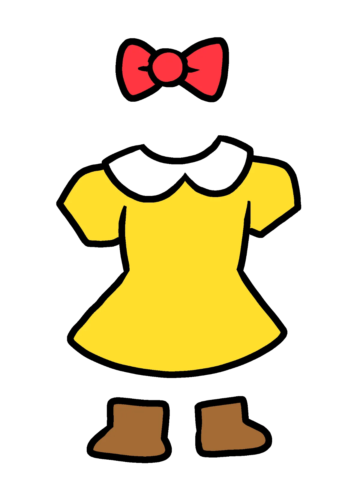 あいさつガールの服は、なくしましたか？
