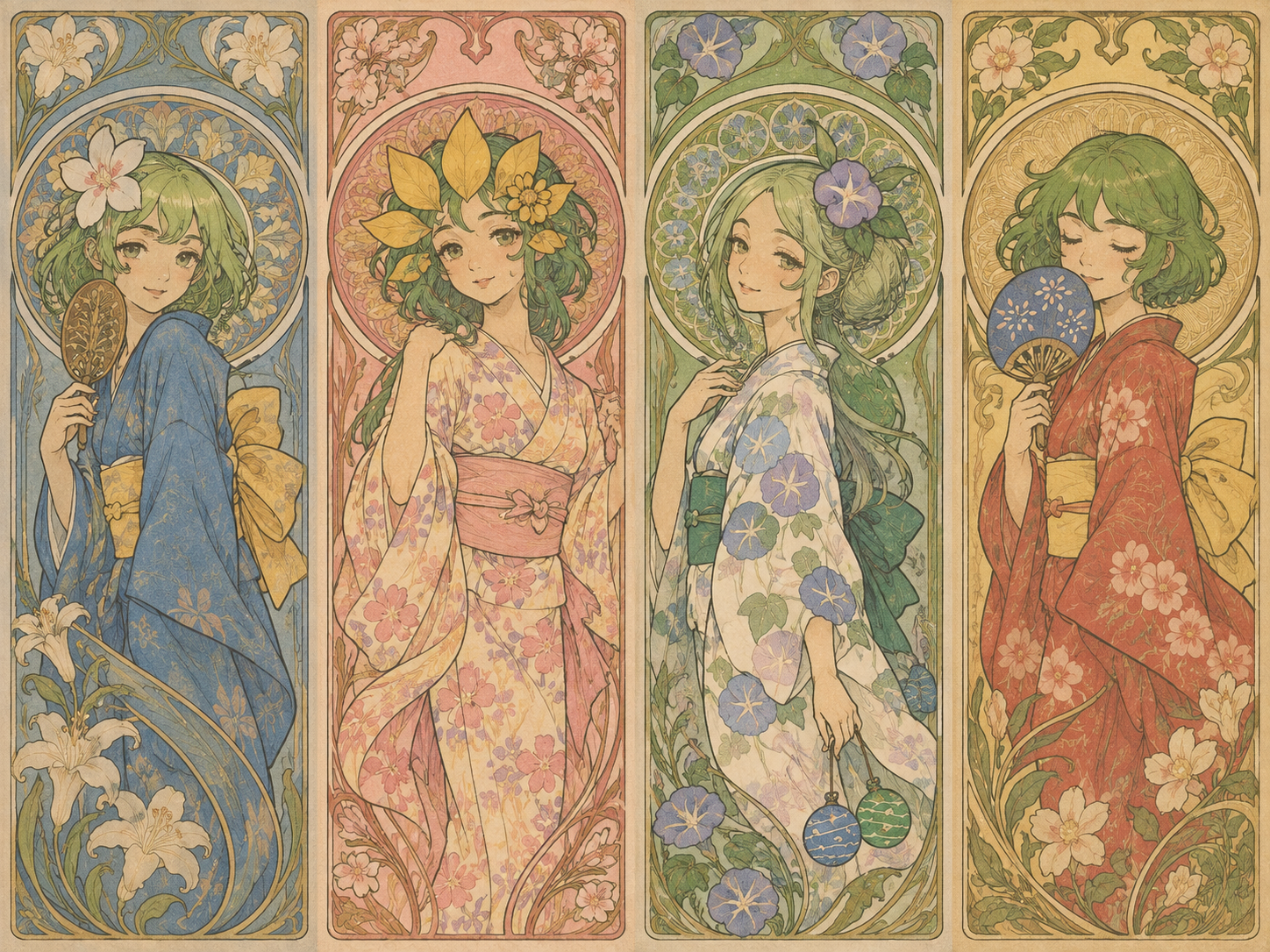 4人のゆるキャラが着ているのは、晴れ着である!!