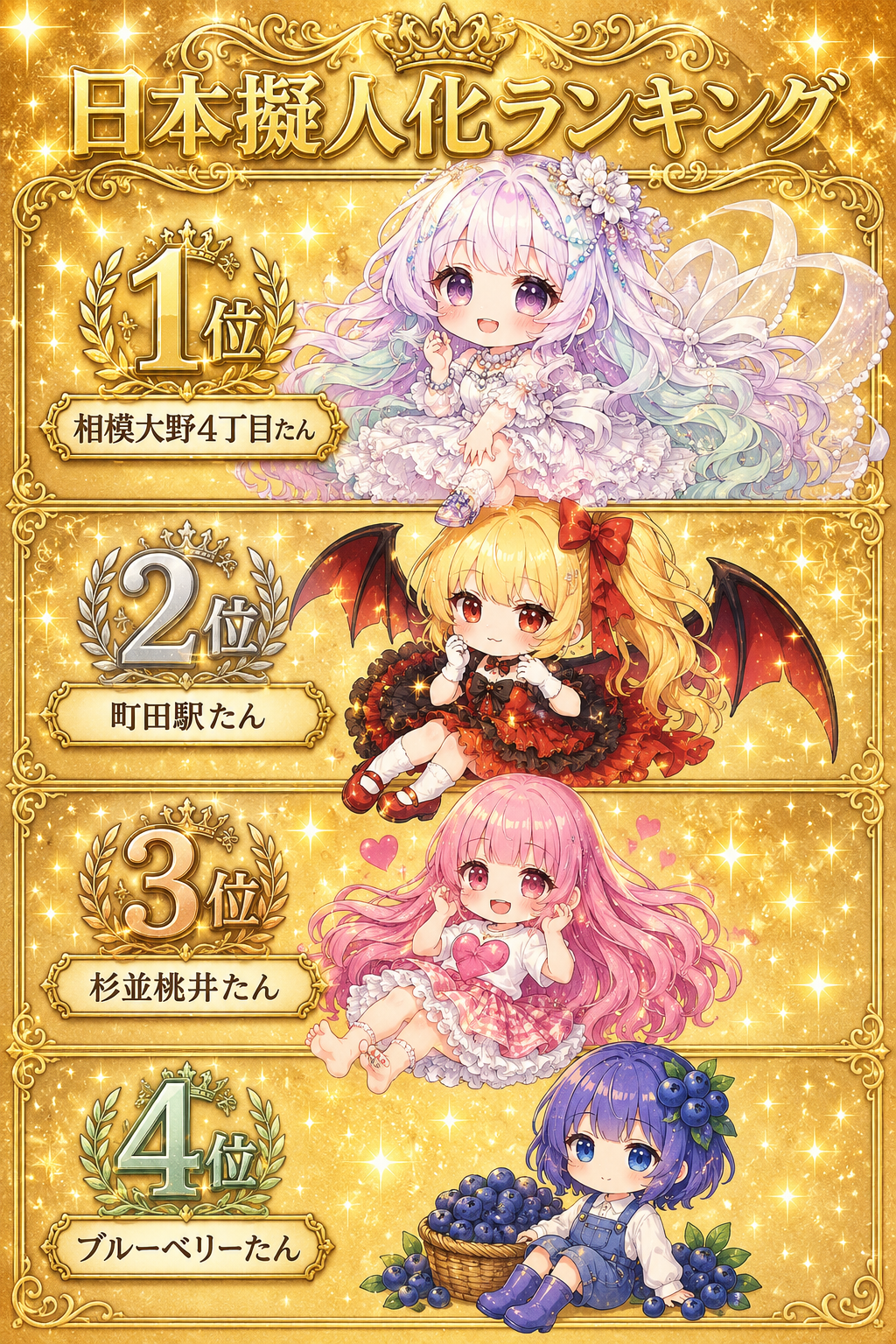 1位になったのは誰!?