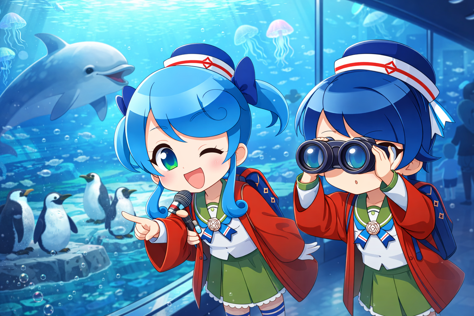 今日行ったところは〇〇水族館です!!