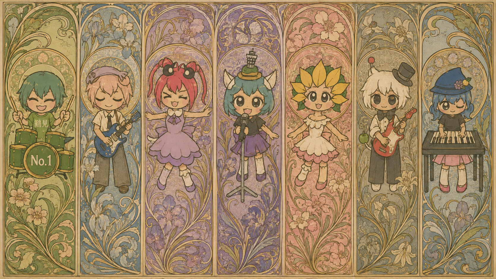 ゆるキャラバンドは、6人組ですか?