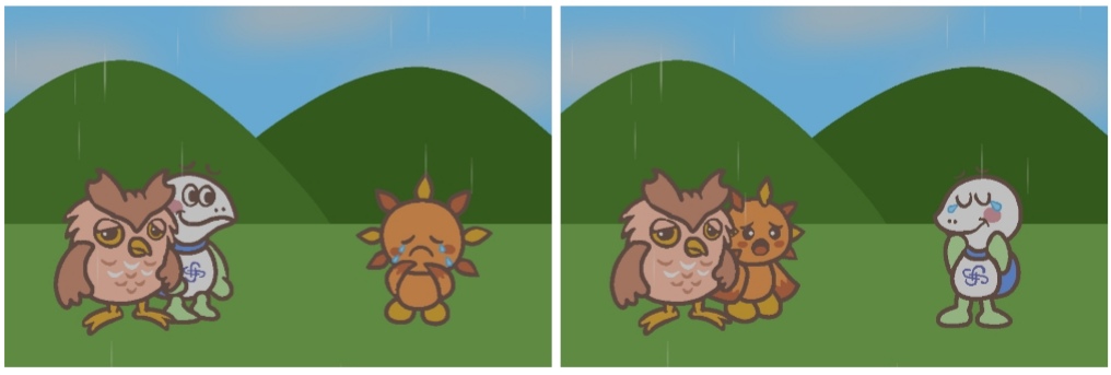 どっちがへん？