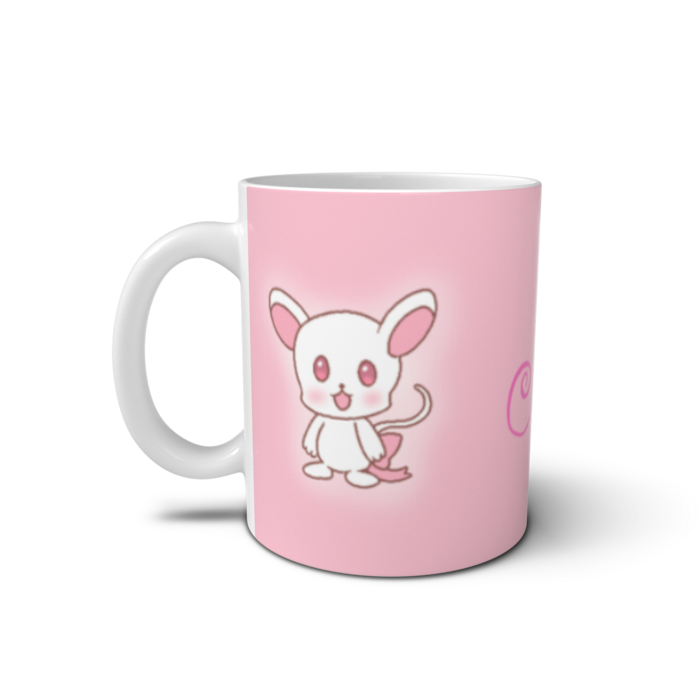 ネズミのマグカップ(左)