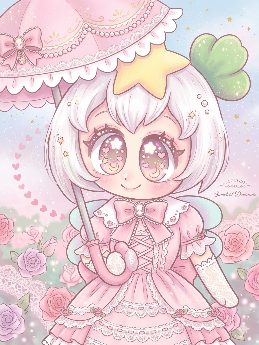 傘をもつたかたのゆめちゃん